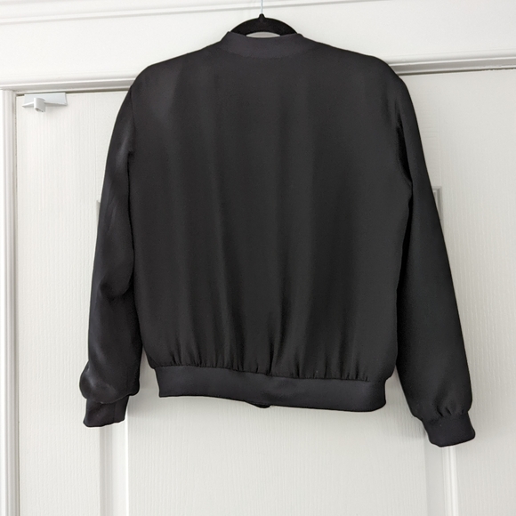 Zara Basics black bomber jacket, excellent condition - Picture 6 of 9